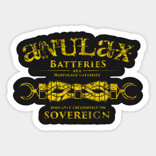 Anulax Batteries Sticker